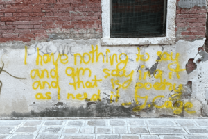 Graffity an der Wand